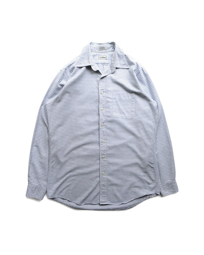 L.L.Bean - Cotton Blue Check BD Shirt