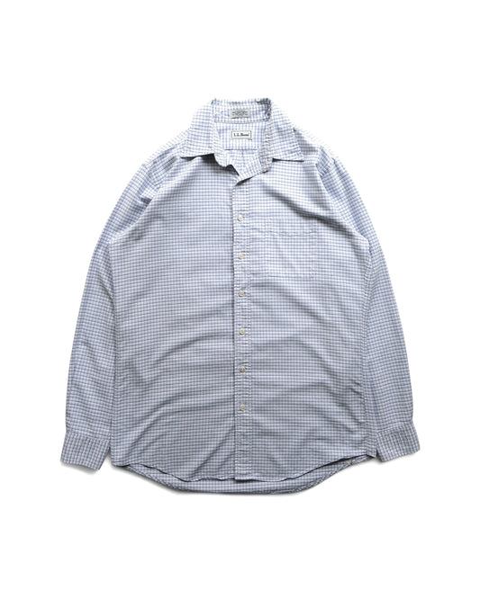 L.L.Bean - Cotton Blue Check BD Shirt