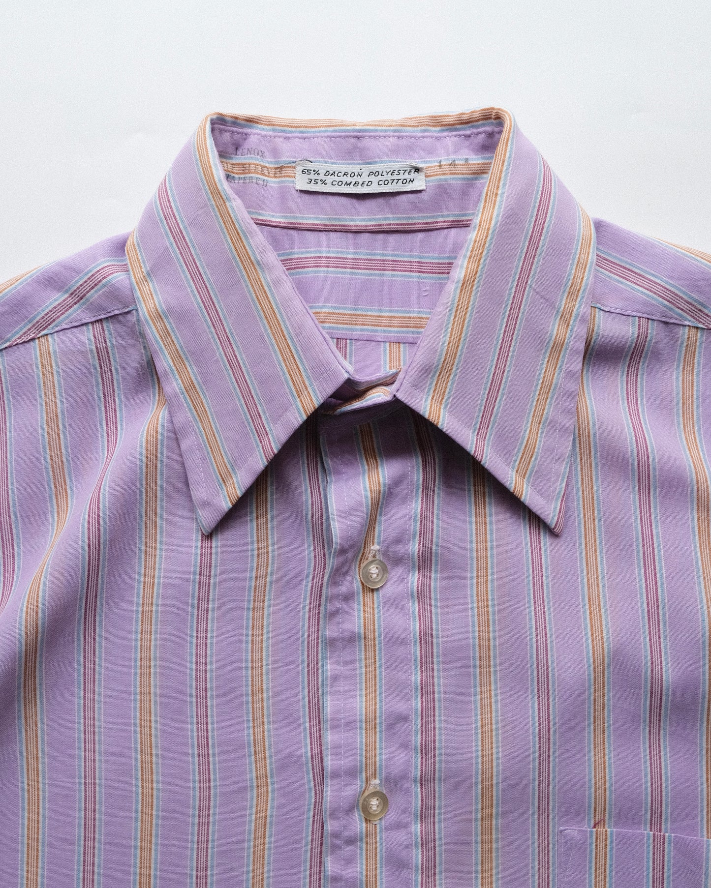 70s Vintage Stripe Short Sleeve Shirt