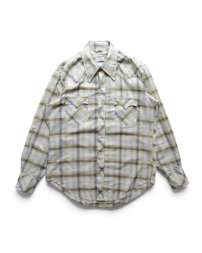 70s Rawhide - Western Check Shirt