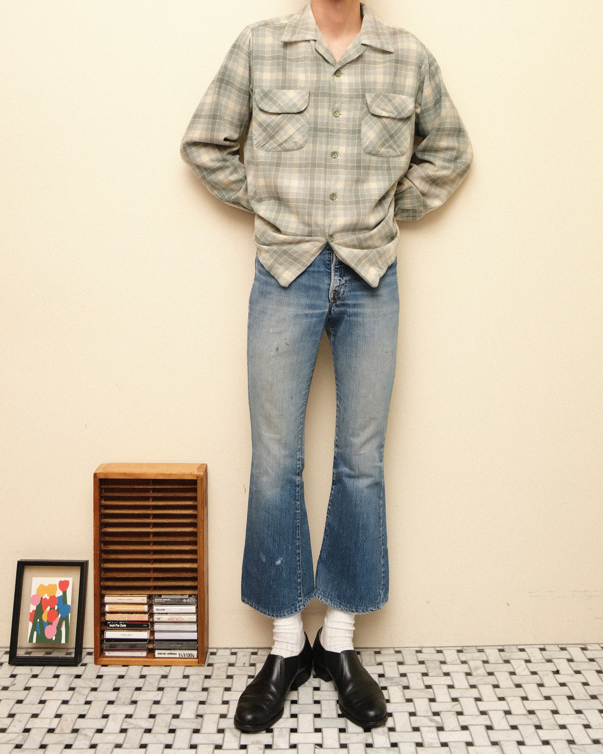 103. Levi's 646 Bell Bottom Denim Pants