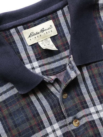 Eddie Bauer - Check Cotton Knit Polo