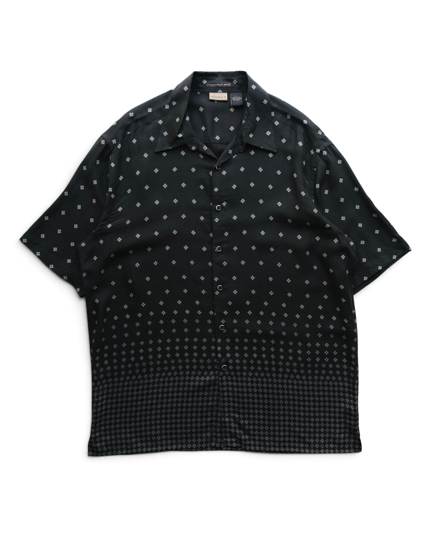 90s AXIST - Silk Open Collar Shirt