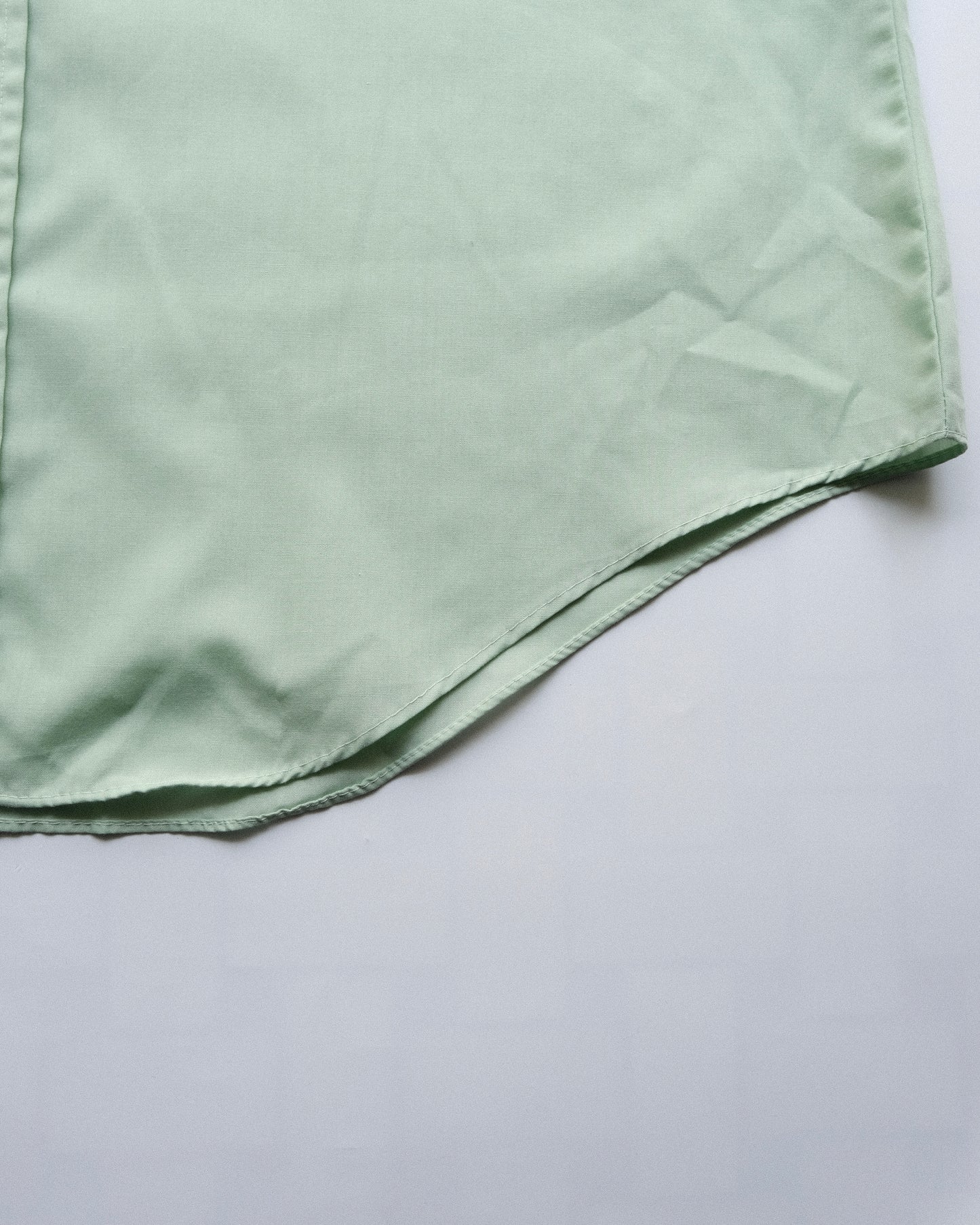 Mint Green Poly/Cotton Shirt