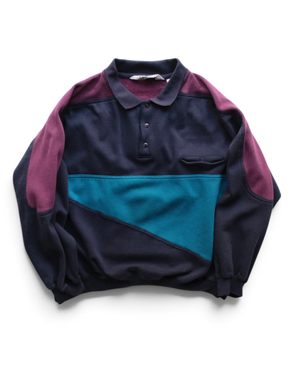 Cotton Polyester Polo Sweat Shirt