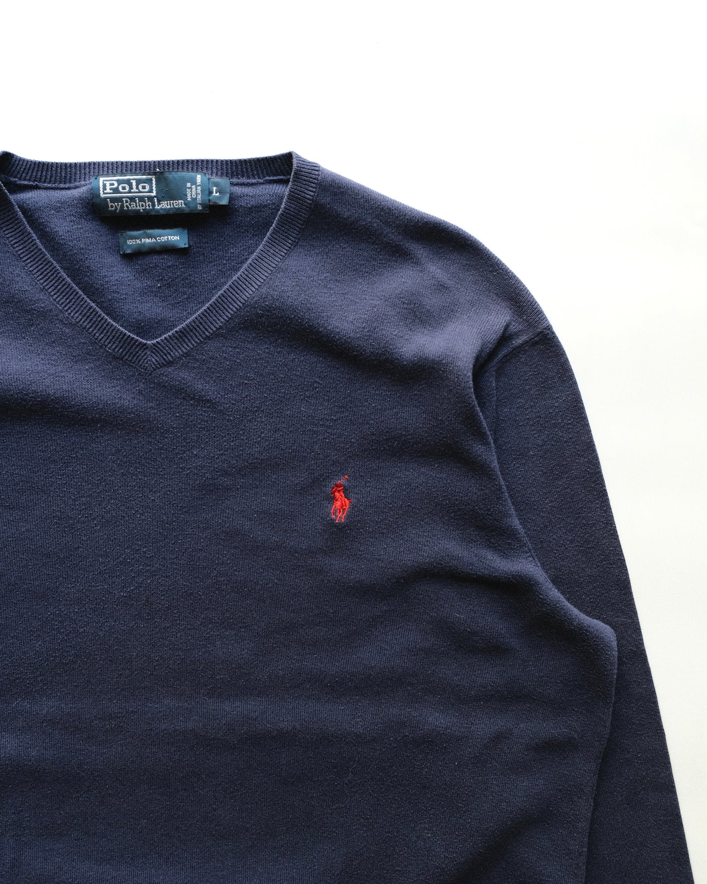 Polo Ralph Lauren - PIMA COTTON V Neck Knit