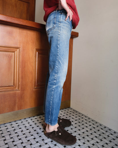 45. Levi's 506 STUDENT Straight Denim Pants / W29 L34