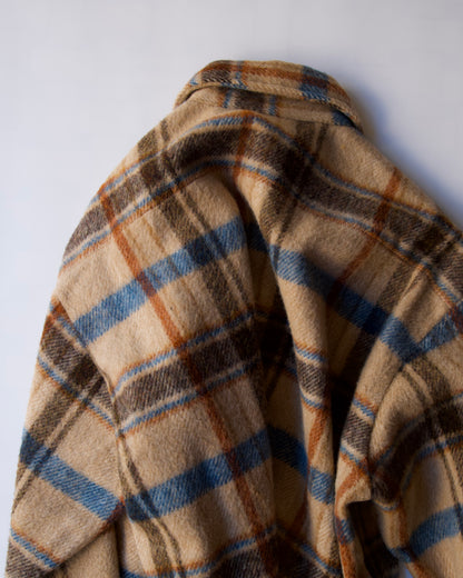 60s~70s Vintage Wool Check Shirt