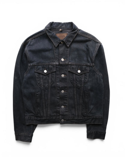 90s Calvin Klein - USA Made Black Denim Jacket