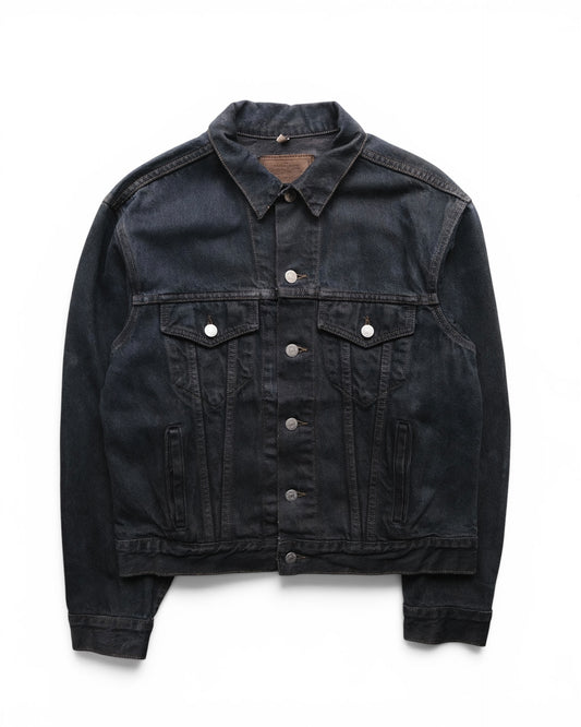 90s Calvin Klein - USA Made Black Denim Jacket