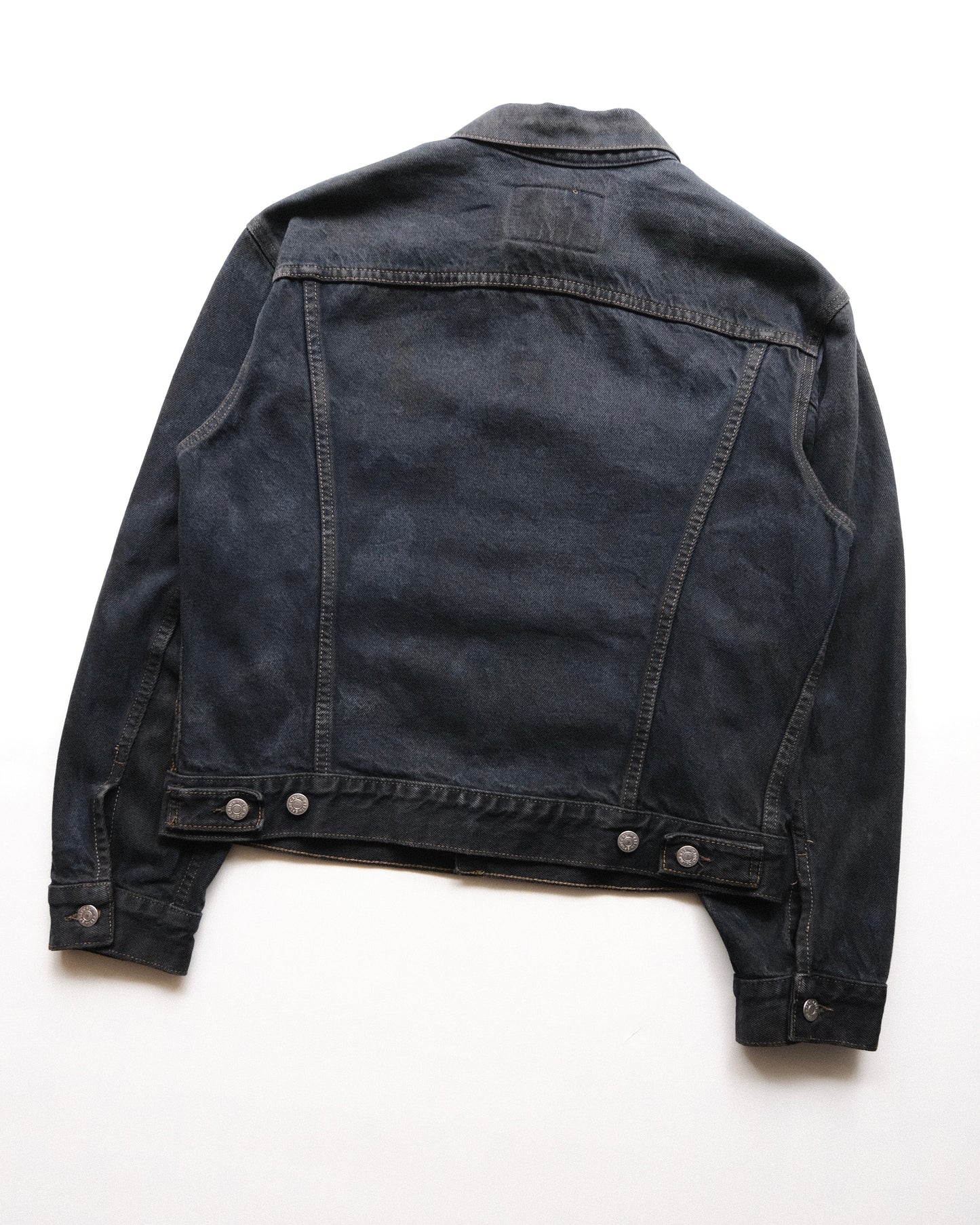 90s Calvin Klein - USA Made Black Denim Jacket