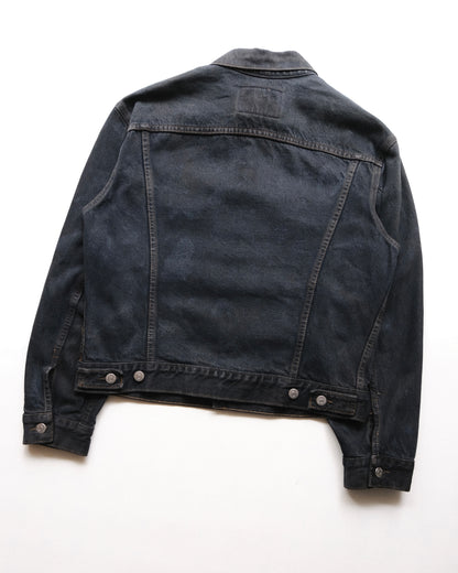 90s Calvin Klein - USA Made Black Denim Jacket