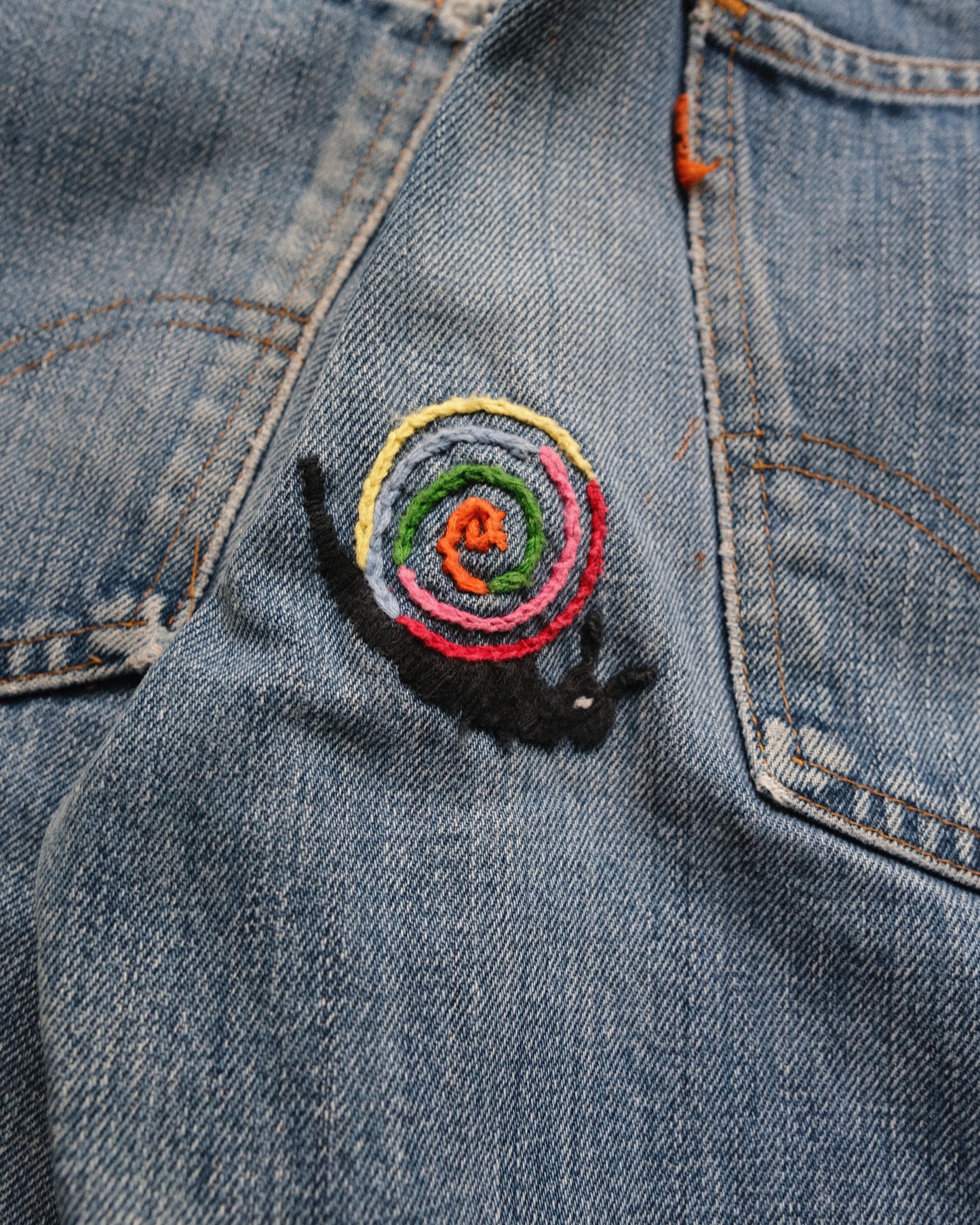 96. Levi's 646 Bell Bottom Denim Pants