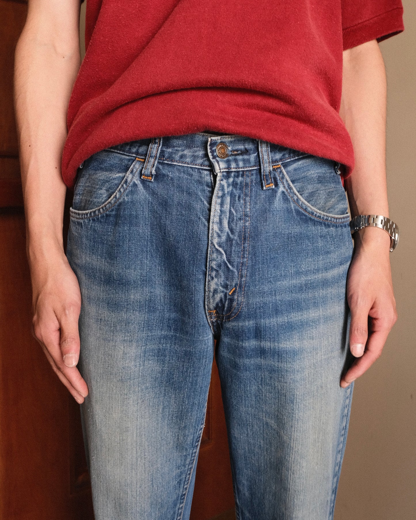 44. Levi's 646 Bell Bottom Denim Pants
