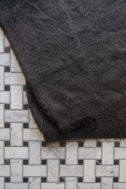 ROUTINE Mohair knit pullover / Black