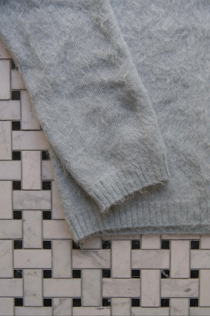ROUTINE Mohair knit pullover / Light blue