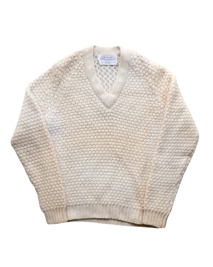 70's~80's Fully Fashioned "Wool Knit"